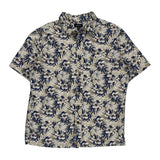 Croft & Barrow Floral Hawaiian Shirt - Medium Multicoloured Cotton