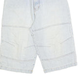 SAVVY JEANS Mens Light Blue Denim Casual Shorts M W32 Lightweight Cotton Blend