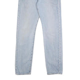 LEVI'S Mens Slim Light Blue Denim Jeans W29 L32 Classic Zip Closure