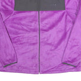 FILA Womens Purple & Grey Sport Jacket XL Polyester Zip Plain Casual Outerwear
