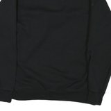 CHAMPION Mens Black Stevens Half Zip M Sweatshirt Cotton Blend Pullover