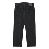 LEVI'S 501 Mens Jeans Black Regular Straight Denim Raw W31 L26 Classic Button
