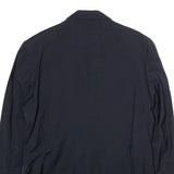 FERRE Mens Black Pinstripe Classic Wool Jacket L Button Classic Fit Formal