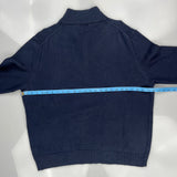 Polo By Ralph Lauren 1/4 Zip - XL Blue Cotton