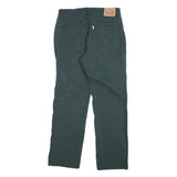 LEVI'S Womens 505 Jeans Regular Straight Denim Dark W28 L26 Zip Cotton Blend