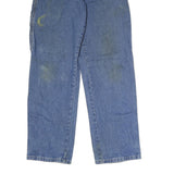 DICKIES Mens Blue Regular Fit Straight Leg Denim Jeans W28 L29 Workwear
