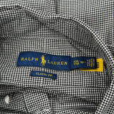Ralph Lauren Checked Shirt - 2XL Black & White Cotton