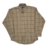 Chaps Ralph Lauren Checked Shirt - Large Beige Cotton