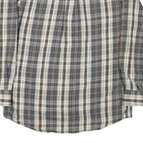 FIELD MASTER Mens Blue Beige Check Shirt M Cotton Blend Classic Casual