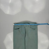 501 Levis Jeans - 34W 31L Green Cotton