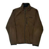 Timberland Fleece Jacket - Large Brown Polyester