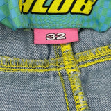 Alab Wide Leg Jeans - 31W 28L Blue Denim