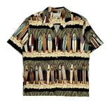 Kalaheo Graphic Hawaiian Shirt - Large Multicoloured Cotton