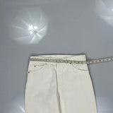 Made In USA Levis Jeans - 32W 32L White Cotton