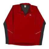 The North Face 1/4 Zip - XL Gray Polyester