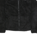 THE NORTH FACE Womens Black Fleece Jacket M Zip Soft Outerwear