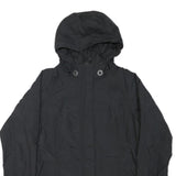 THE NORTH FACE Womens Black Outdoor Jacket M Polyester Blend Zip Hooded Plain