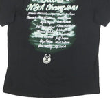 NIKE Mens Black Bucks NBA Champions Graphic T-Shirt M Crew Neck Short Sleeve