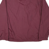 ADIDAS Mens Maroon & White Avon Lake Basketball Track Jacket L Polyester Blend