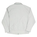 CANDA Mens White Button Cotton Blend Jacket XL Plain Casual Outerwear