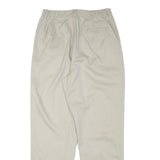 CABIN CREEK Mens Cotton Blend Beige Relaxed Straight Trousers W28 L29 Casual