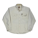 Expedition Chamois Woolrich Shirt - XL Cream Cotton