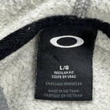 Oakley Hoodie - Large Gray Cotton Blend