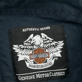 American Legend Harley Davidson Graphic Shirt - XL Blue Cotton