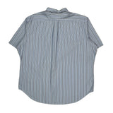 Ralph Lauren Striped Short Sleeve Shirt - 2XL Blue Cotton
