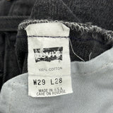 Made In USA Levis 550 Jeans - 28W 28L Black Cotton