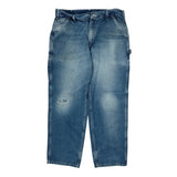 Carhartt Double Knee Carpenter Jeans - 36W 30L Blue Cotton