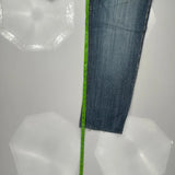 Sean John Wide Leg Jeans - 36W 29L Blue Cotton