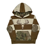 Age 6-7 Realtree Camo Hoodie - Medium Brown Cotton
