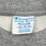 Reverse Weave Champion College Sweatshirt - Medium Gray Cotton