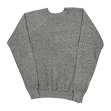 Blank Unbranded Sweatshirt - Medium Grey Cotton Blend