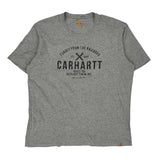 Carhartt T-Shirt - XL Grey Cotton