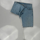 505 Levis Denim Shorts - 32W 9L Light Wash Cotton