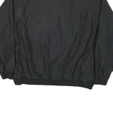 REEBOK Mens Black 2XL Polyester Blend Pullover V Neck Classic Jacket Sportswear