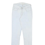 LEVI'S 710 Womens Jeans White Slim Skinny Denim Light W24 L27 Stretch Zip