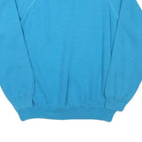 HANES Mens Blue Sugar Beach Resort Kihei Maui Crew Neck L Cotton Sweatshirt