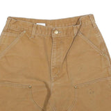 CARHARTT Womens Shorts Beige Casual Cotton Blend M W30 Utility Pockets Workwear