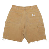 CARHARTT Womens Shorts Beige Casual Cotton Blend M W30 Utility Pockets Workwear