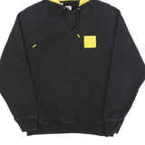 LEVI'S Mens Black & Yellow Pullover Hoodie S Cotton Blend Casual