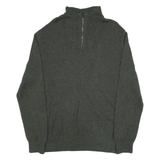 CALVIN KLEIN JEANS Mens Grey Pullover Plain Crew Neck Basic Knit XL Cotton Blend