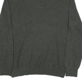 CALVIN KLEIN JEANS Mens Grey Pullover Plain Crew Neck Basic Knit XL Cotton Blend