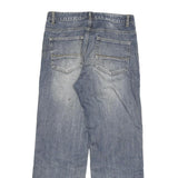 FLORENCE AND FRED Mens Jeans Blue Regular Straight Denim Medium W32 L29 Zip