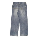 FLORENCE AND FRED Mens Jeans Blue Regular Straight Denim Medium W32 L29 Zip