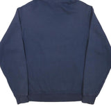PORT & COMPANY Mens Navy Blue West Seattle Hoodie S Cotton Blend Pullover
