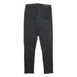 CALVIN KLEIN JEANS Womens Jeans Black Slim Skinny Denim W29 L31 Stylish Zip