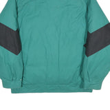 GANT Mens Teal & Black Zip Cotton Jacket XL Woven Classic Outdoor Retro Style